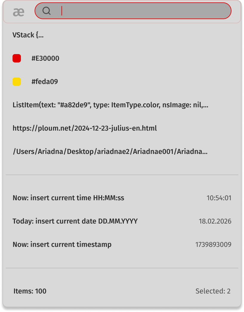 Illustration of working with Ariadnae